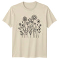 A Simple Black And White Womens Botanical Line Art Floral Mothers Day Unisex