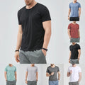 Simple Style Men Casual Simple Design Short Sleeve 100%Polyester Unisex