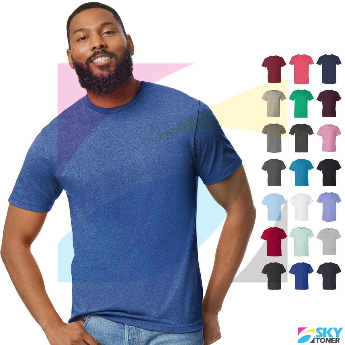 Gildan #980 Softstyle Lightweight Ringspun Cotton Plain Basic Tee Unisex