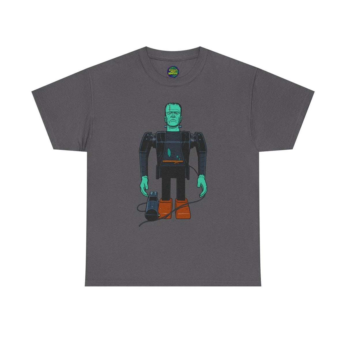 Marx Frankenstein Robot Graphic Tee — Retro Green Monster Unisex