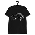 vette C3 Sketch Line Art Custom Muscle Car Owner Gift Short-Sleeve Unisex