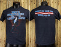 Vintage Bruce Springsteen Born In The USA Tour Concert T Shirt Black Unisex