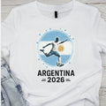 Argentina 2026 World Soccer TShirt Futbol Shirt Flag Tee Gildan Unisex Unisex