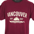 Vancouver Canada T Shirt Mens Size Large Red British Columbia Travel Destination Unisex