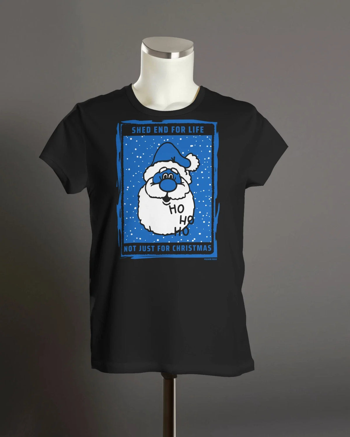 SHED END Xmas T Shirt | Fulham Road Stamford Drakes Bentley Boys Santa Christmas Unisex