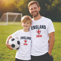 England Football Shirt 2026 T shirt Support England Team Tshirt Kids Adults Men Unisex