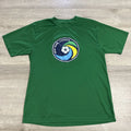 New York Cosmos Soccer Shirt Men's Green Heroes Night 2015 Tee Large Unisex