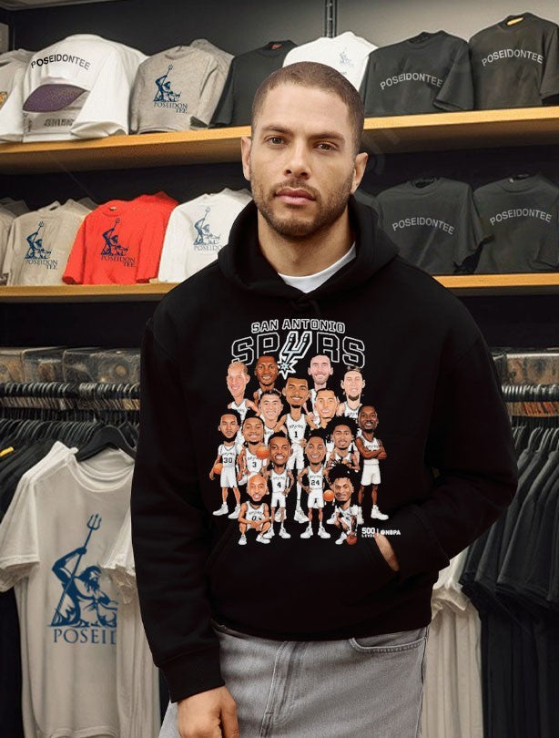 San Antonio Spurs 2026 Playoffs Caricature 2026 Unisex