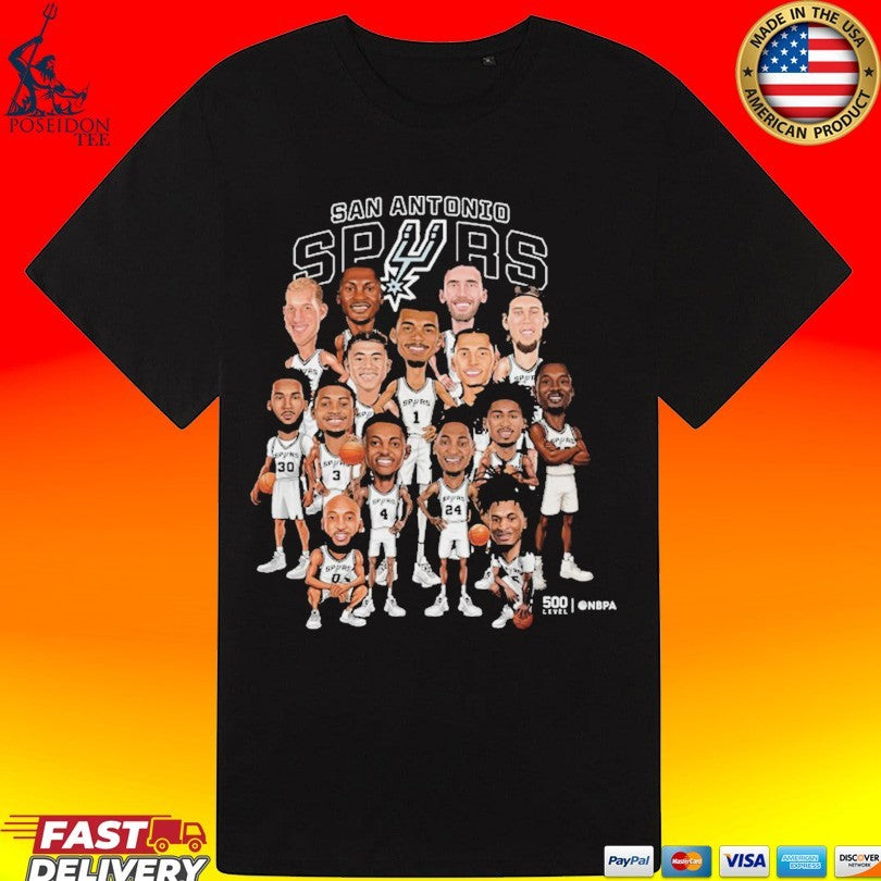 San Antonio Spurs 2026 Playoffs Caricature 2026 Unisex