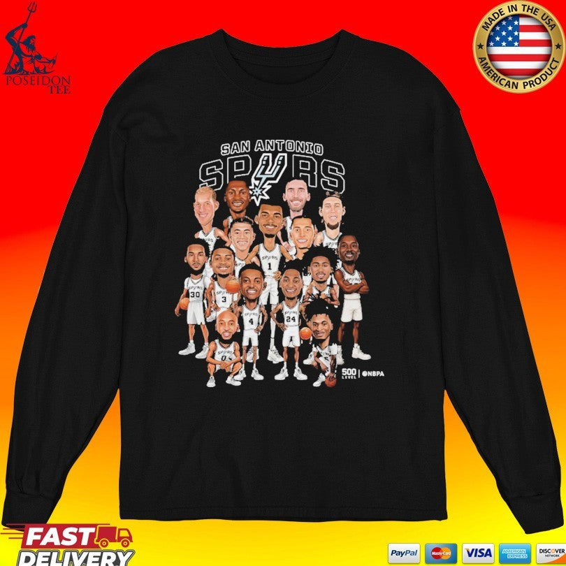 San Antonio Spurs 2026 Playoffs Caricature 2026 Unisex