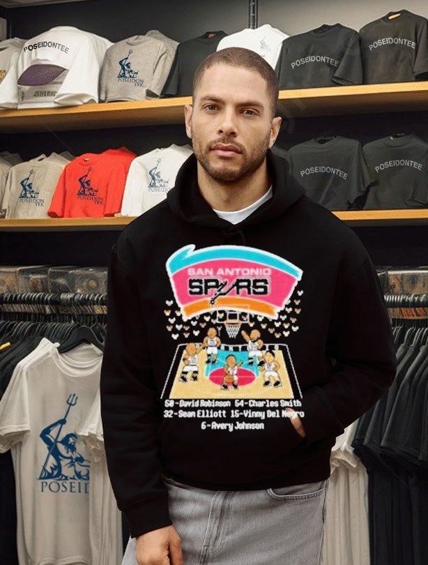 San Antonio Spurs Caricature 8 Bit Unisex