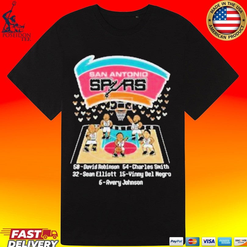 San Antonio Spurs Caricature 8 Bit Unisex