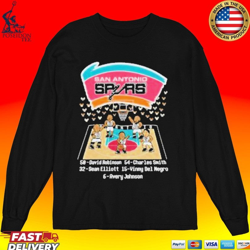 San Antonio Spurs Caricature 8 Bit Unisex