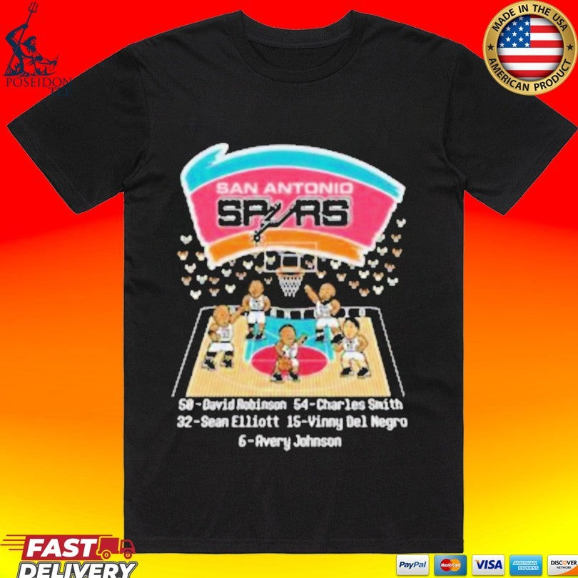 San Antonio Spurs Caricature 8 Bit Unisex