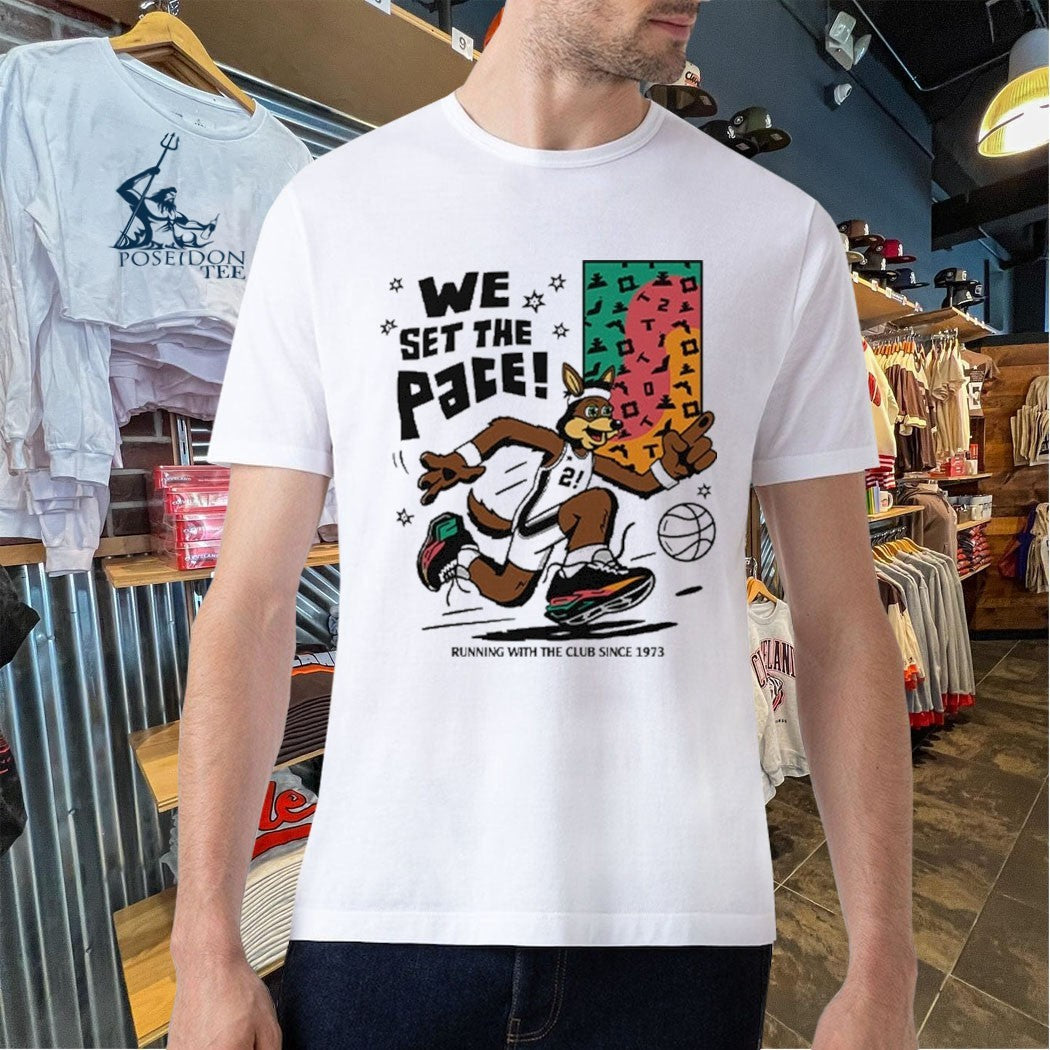 San Antonio Spurs We Set The Pace Running With The Club Since 1973 Unisex