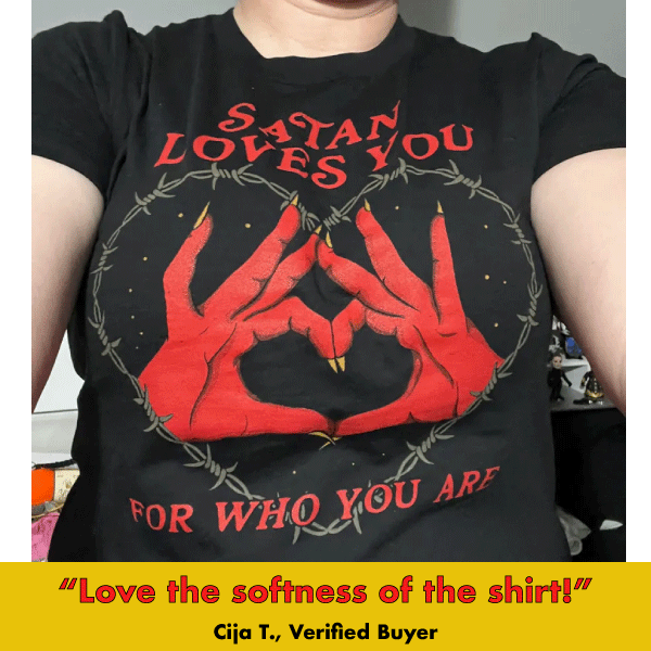 'Satan Loves You' Shirt Unisex