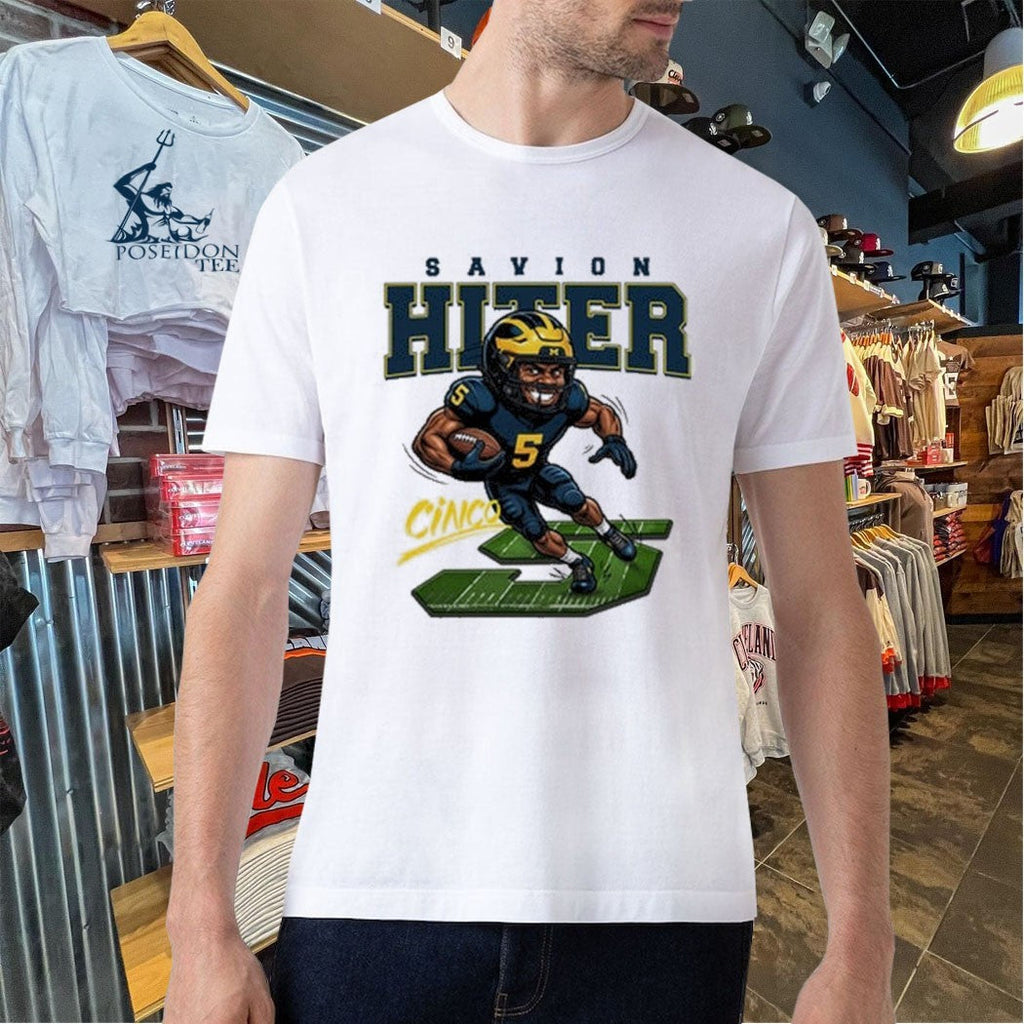 Savion Hiter Michigan Football Cinco Caricature Unisex