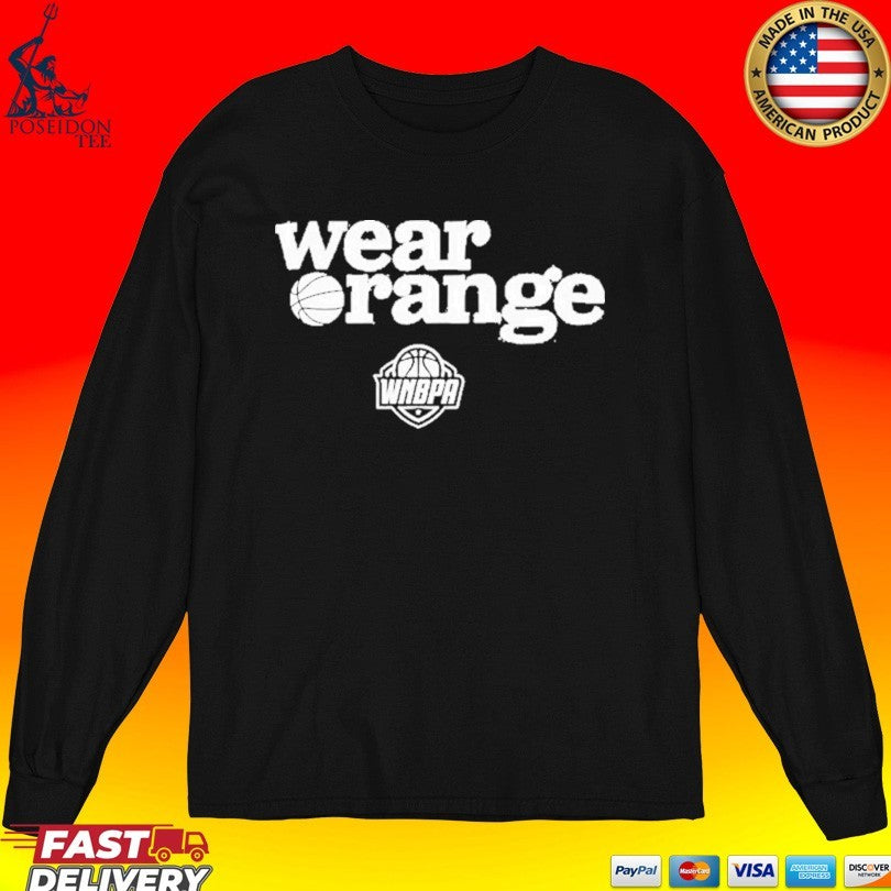 Seattle Storm Wear Orange Wnbpa Unisex