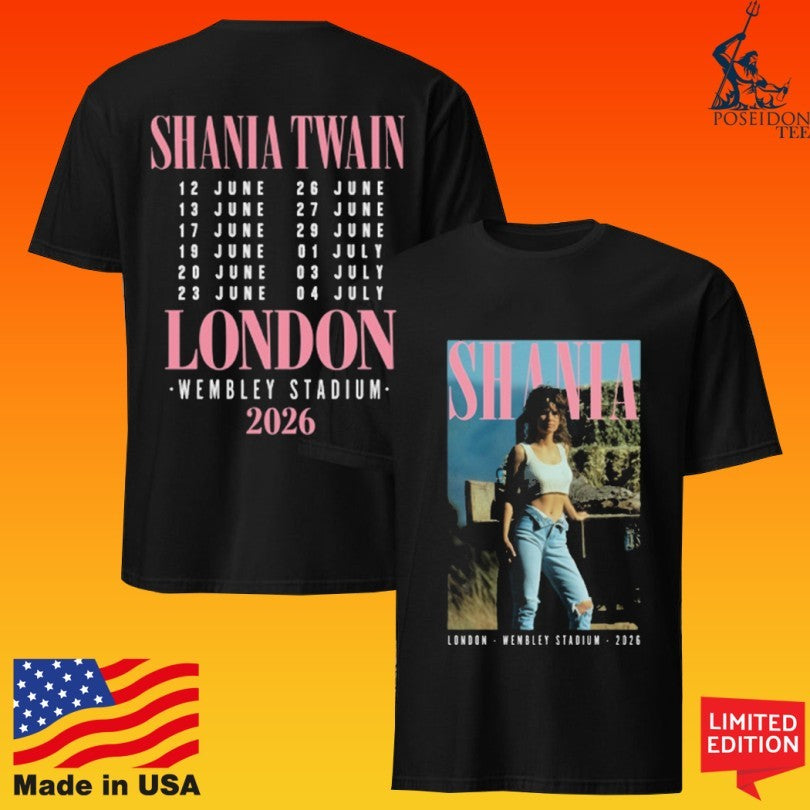 Shania Twain London Wembley Event 2026 Unisex