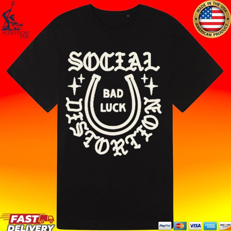 Social Distortion Bad Luck Horseshoe Unisex