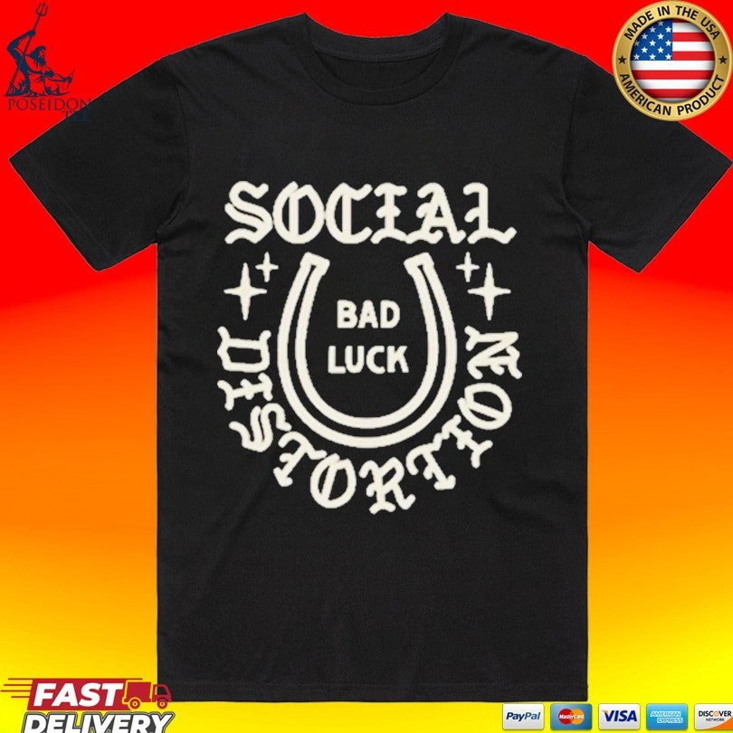 Social Distortion Bad Luck Horseshoe Unisex