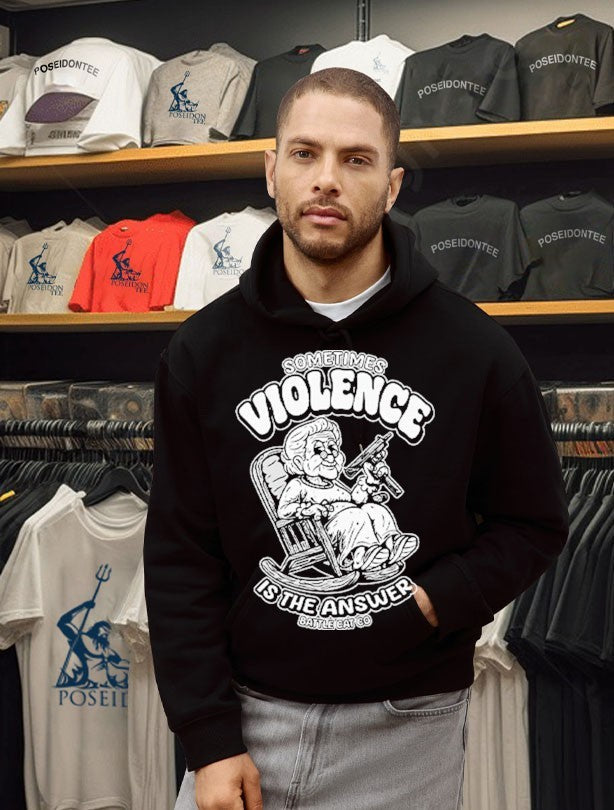 Sometimes Violence Is The Answer Grandma With Gun Unisex