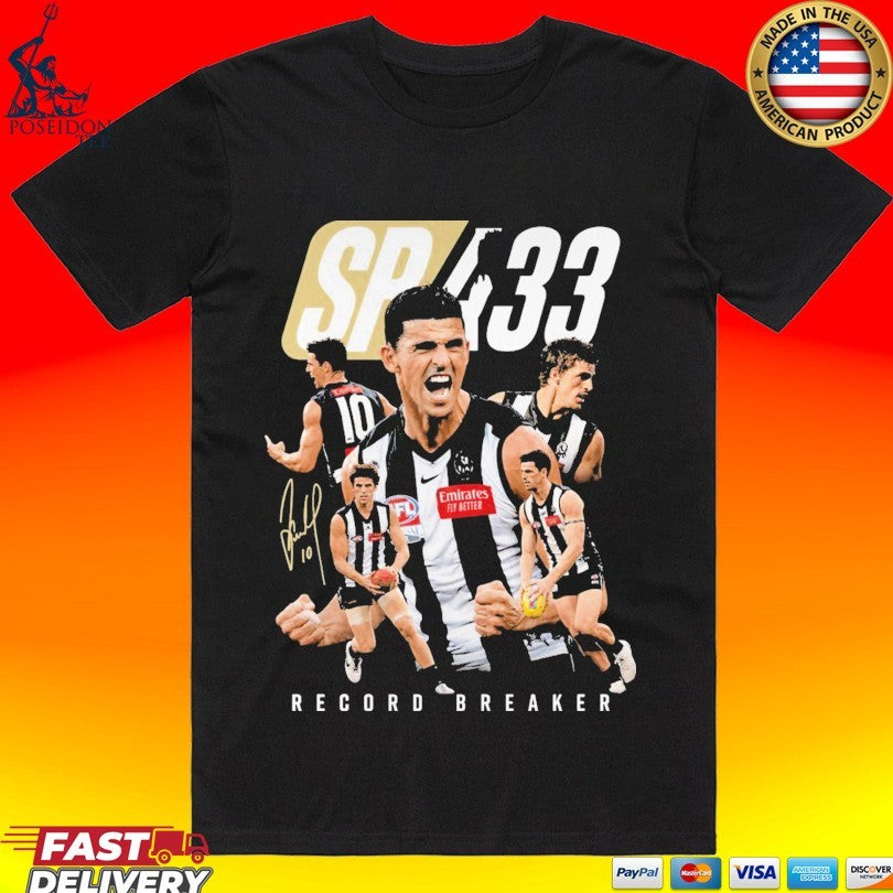 Sp433 Record Breaker 433 Games Footy Milestone Unisex