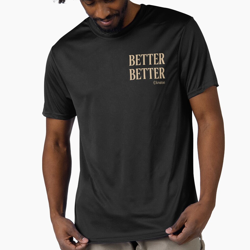 Beter Beter – Minimalist Luxury Statement Tee  in Calm Tones for Quiet Confidence by kruton_designs