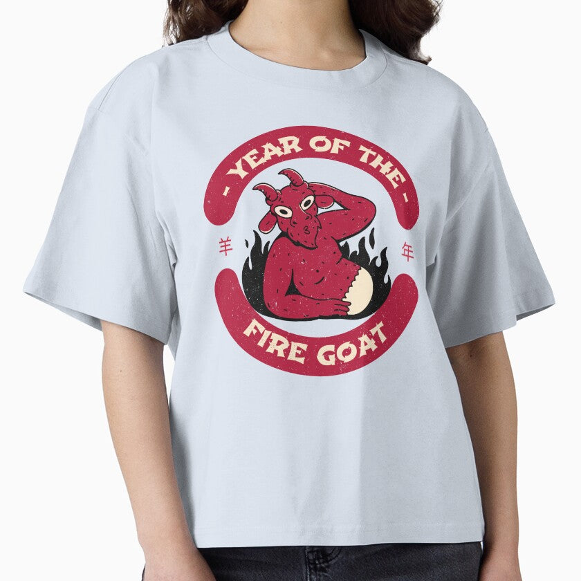 Year Of The Fire Goat Chinese Zodiac Chinese New Year 2027 羊年 by GraTEEtude