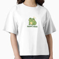 Kawaii Happy Frog – Cute Cartoon Frog with Stars by AmsaOza