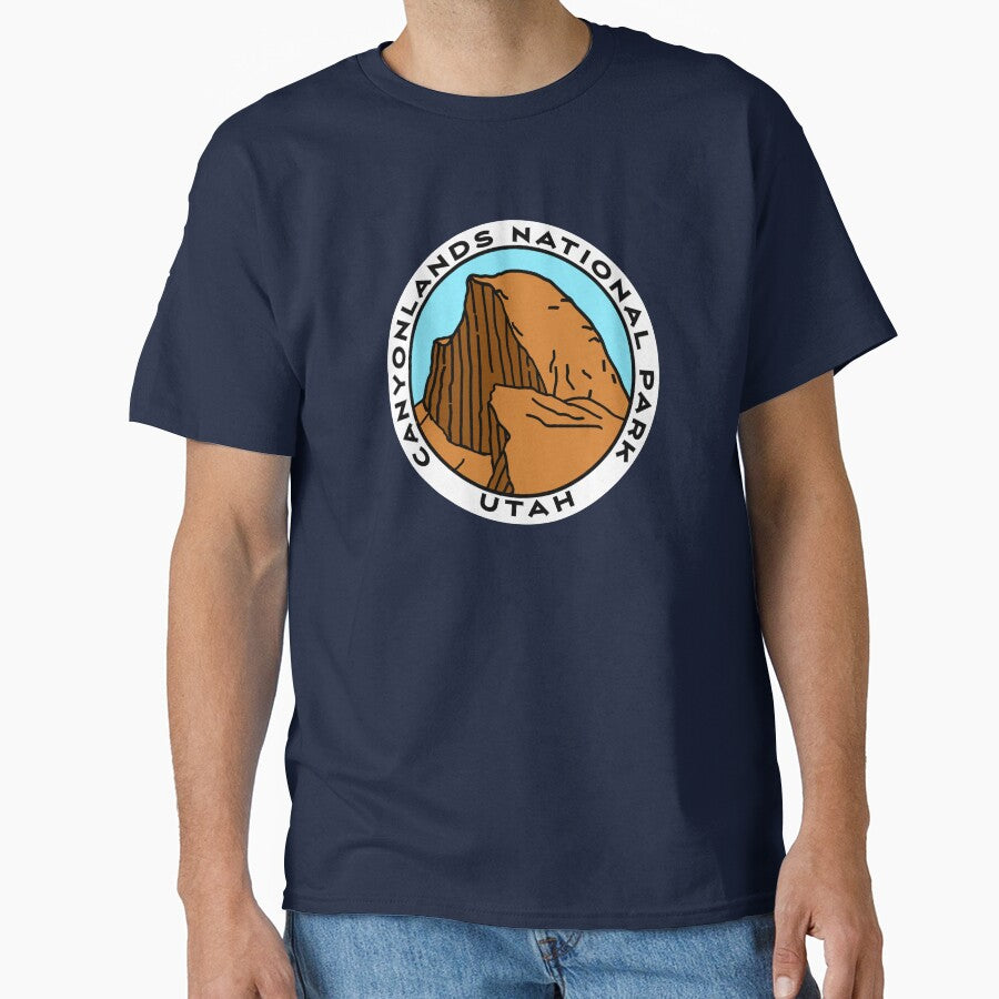 Canyonlands National Park Utah Vintage Retro Travel Camping, Hiking, Climbing Adventure Mountain by tmartinezta