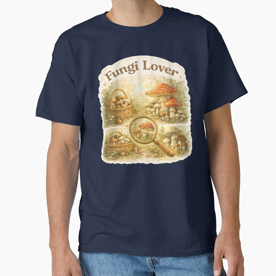 Fungi Lover Mushroom Foraging Whimsical Sticker Pack & Hoodie by goodcrystals