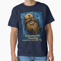 Sea Otter Floating Coffee Cup Flat Illustration Unbothered Animal Art by Artisticanvas