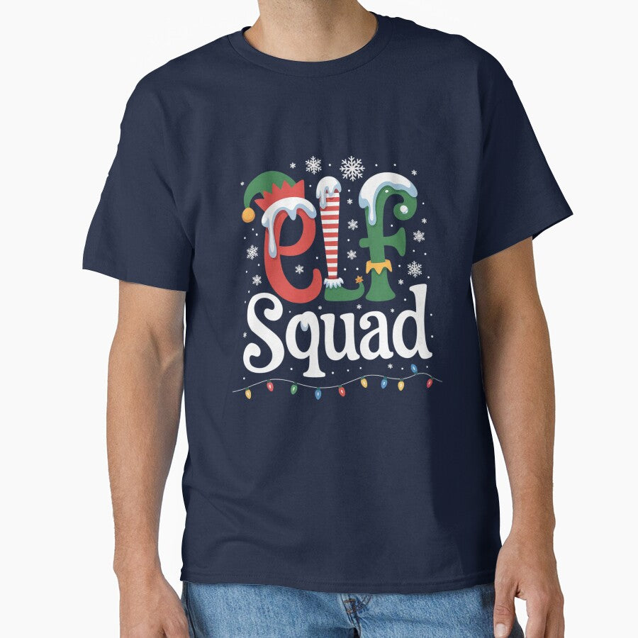 Elf Family Christmas Matching Pajamas Xmas Elf Squad by AmparoBoyle