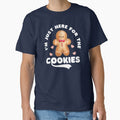 I'm Just Here For The Cookies Funny Christmas Gingerbread by belladesign7