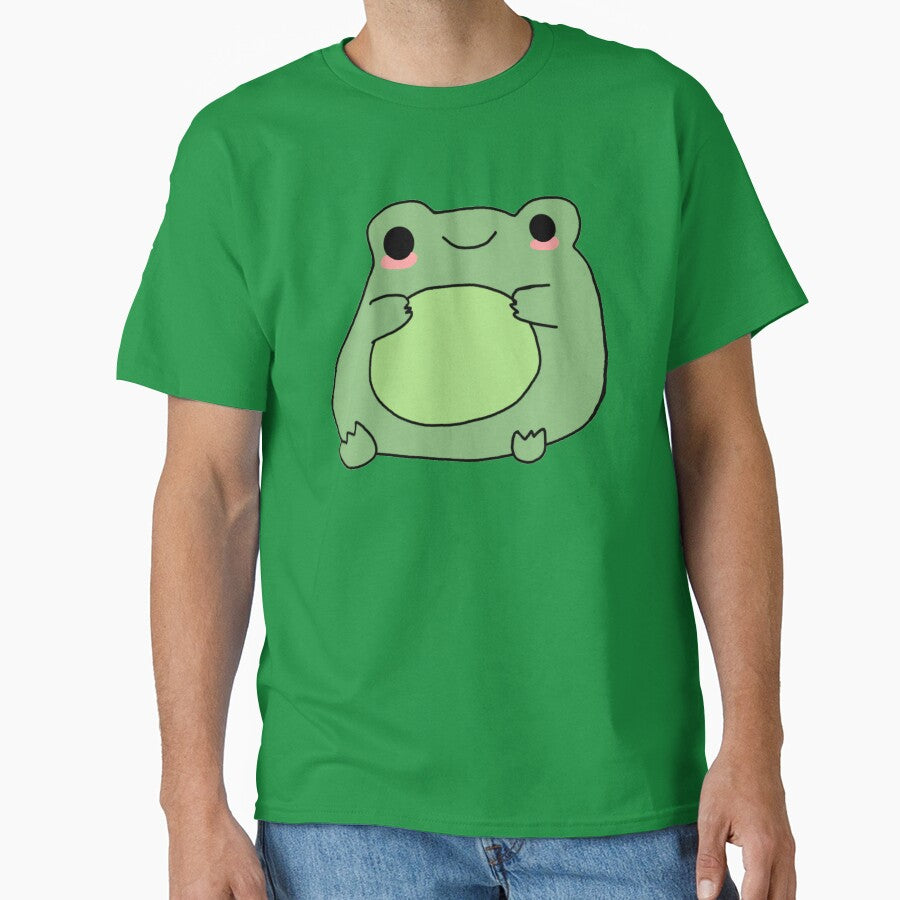 Blushing Frog Sticker by Cosmic Detour
