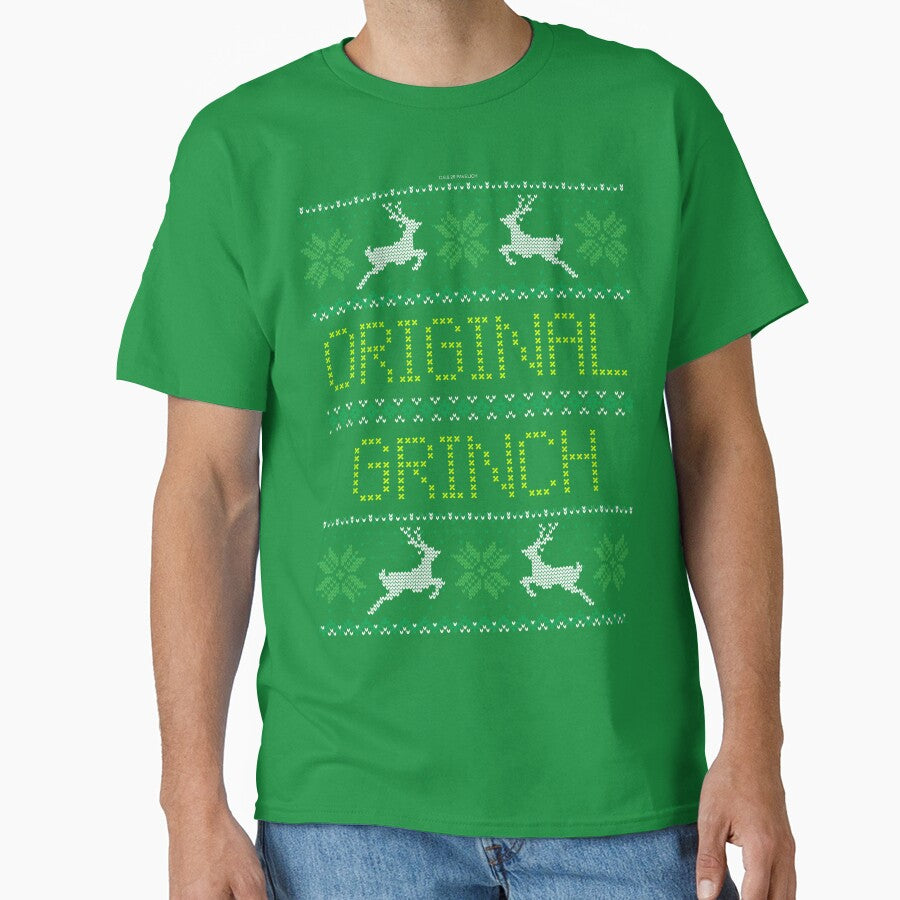 Original Grinch Ugly Christmas Sweater by Normbot2000