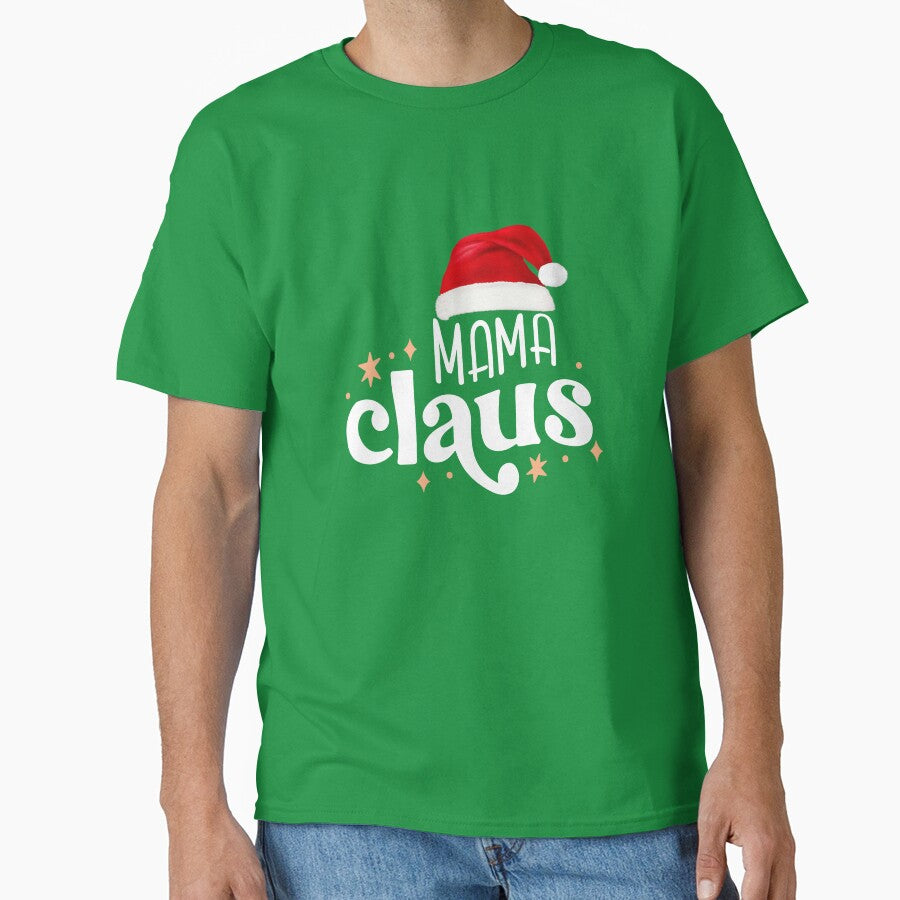 Christmas Family Pajamas Mama Claus by smallcatvn