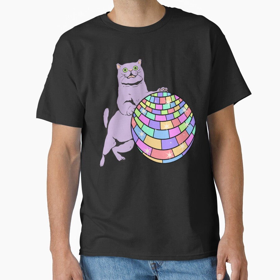 Groovy disco cat by Quacktails