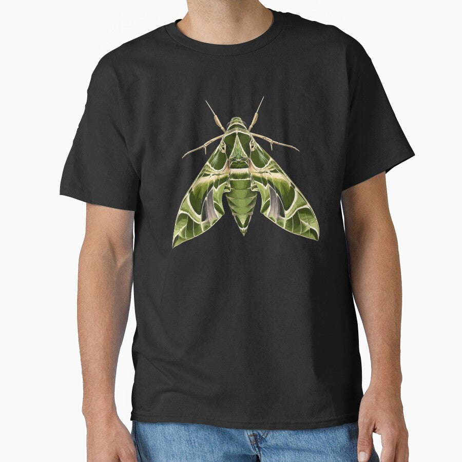 Oleander Hawk Moth Daphnis nerii Anime Style by Harpagann