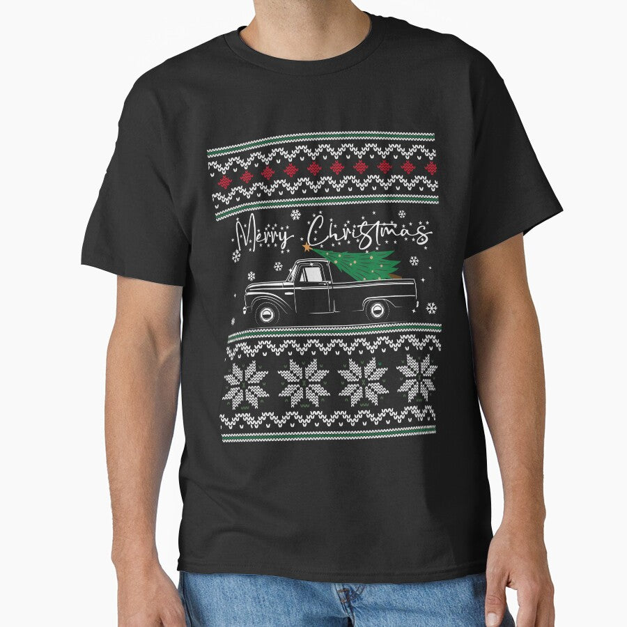Merry Christmas - Classic Pickup with Festive Pine Tree by 365CarMods Official