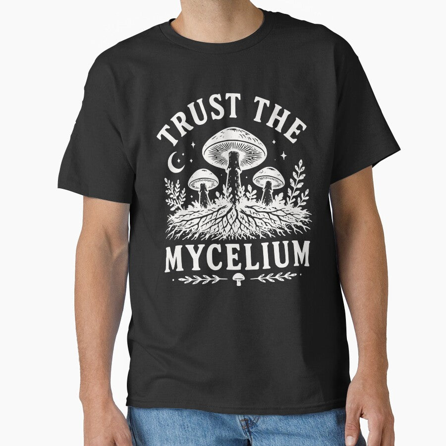 Trust the Mycelium – Vintage Mushroom Foraging Design by VK Innovations