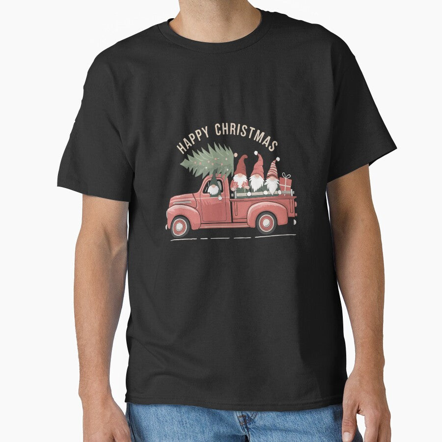 Gnome Christmas Truck/ red truck christmas by Krasnovaovaova