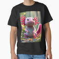"Axolotl dinosaur": funny cyberpunk Axolotl gift. by Obinne