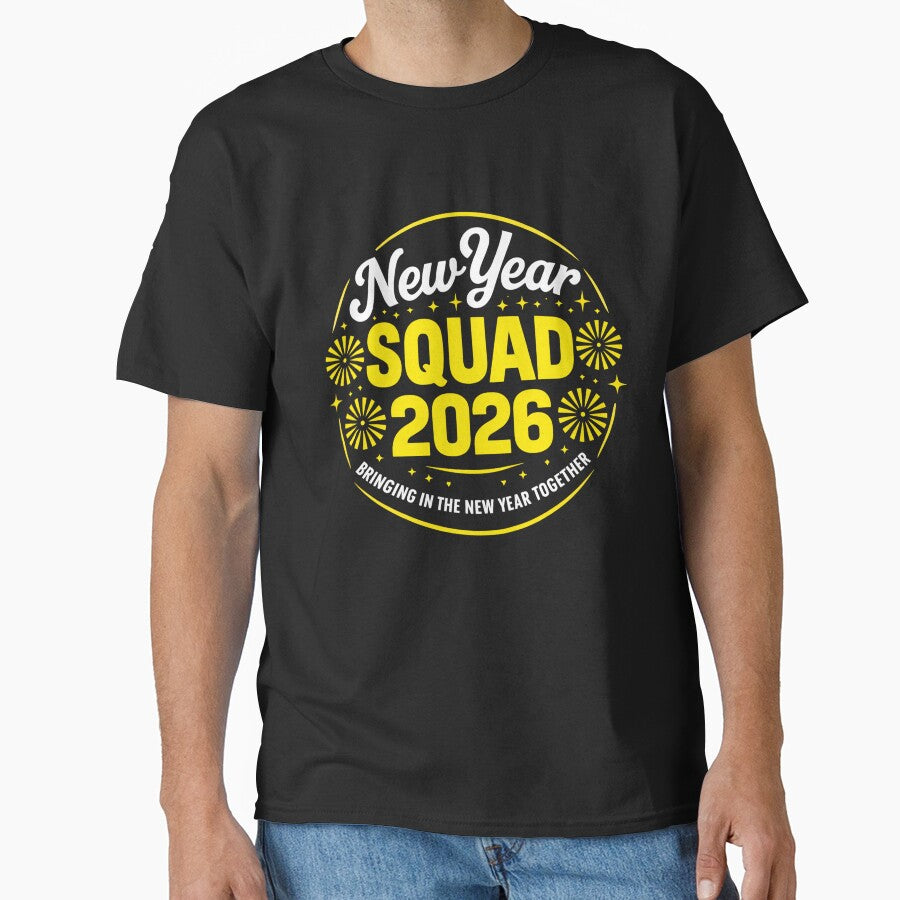 Funny New Year Squad 2026 Friends Family Celebration Crew, Party Countdown Matching Group by AsturShop