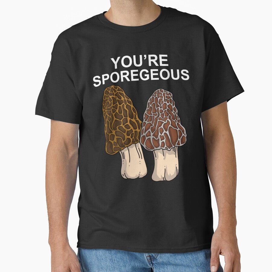 Morel Mushroom Shirt Mens Morel Shirt Women Mushroom Hunter by DSWShirts