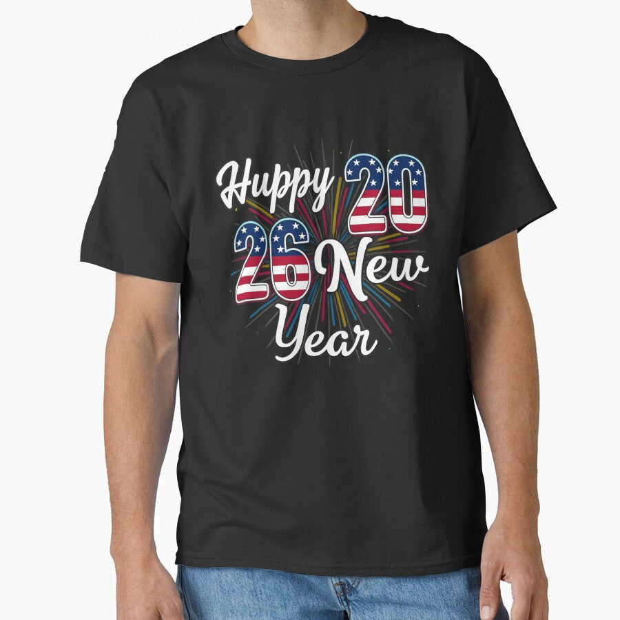 Happy 2026 New Year – Patriotic Fireworks Design by Mjshow96