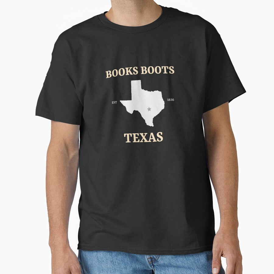 Books Boots Texas by JJShirtz