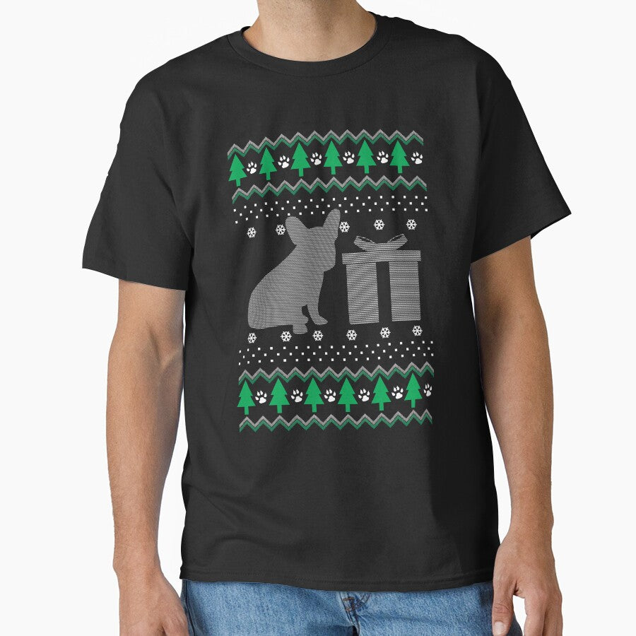 French Bulldog Ugly Christmas Sweater by playloud