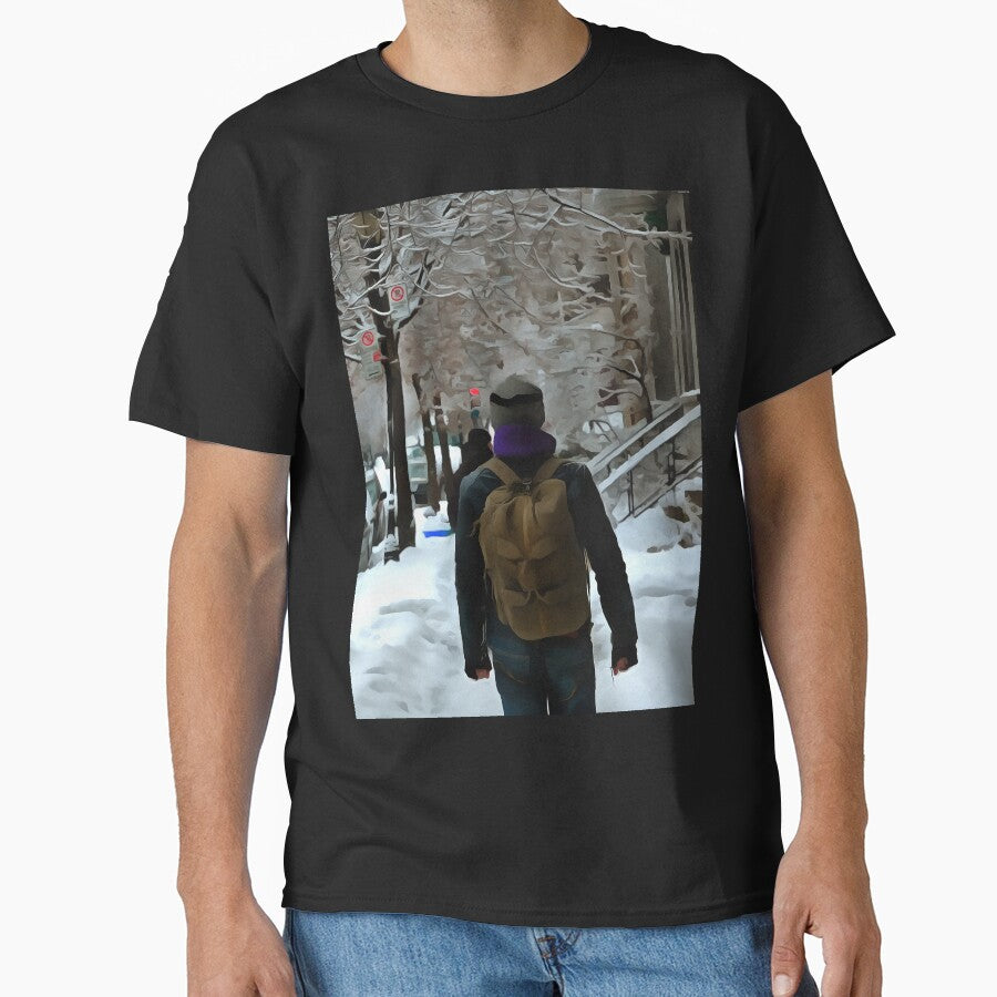 Walk In A Snowy Urban Winter Wonderland by Austin H. Kapfumvuti